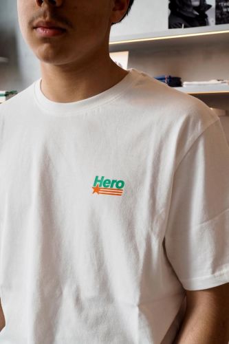 T-shirt écru HERO SEVEN | Marine