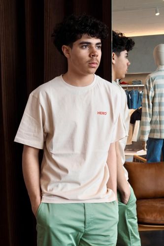 Hero Seven tee-Shirt Beige hommes (Tee-shirt Marseille - E26113 MARSEILLE ) - Marine | Much more than shoes