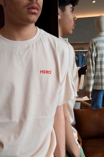 Hero Seven tee-Shirt Beige hommes (Tee-shirt Marseille - E26113 MARSEILLE ) - Marine | Much more than shoes