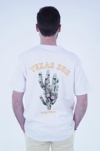T-shirt blanc HERO SEVEN | Marine