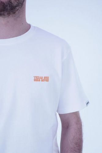 T-shirt blanc HERO SEVEN | Marine
