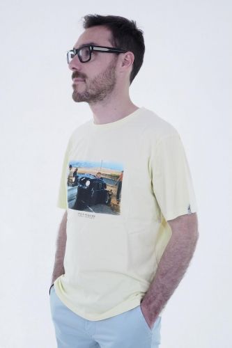 T-shirt jaune HERO SEVEN | Marine