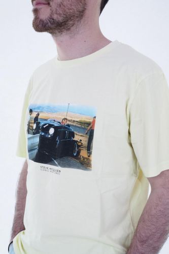 T-shirt jaune HERO SEVEN | Marine
