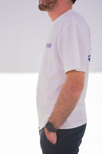 T-shirt blanc avec inscription 