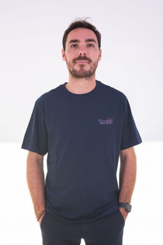 Hero Seven tee-Shirt Bleu