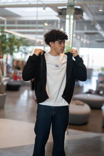 Veste en laine noire HERO SEVEN | Marine