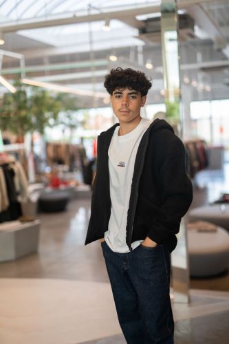 Veste en laine noire HERO SEVEN | Marine