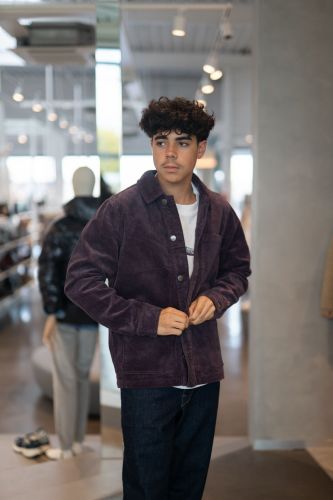 Veste en velours mauve HERO SEVEN | Marine