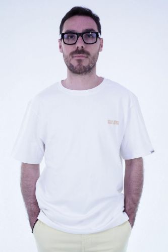 T-shirt blanc HERO SEVEN | Marine