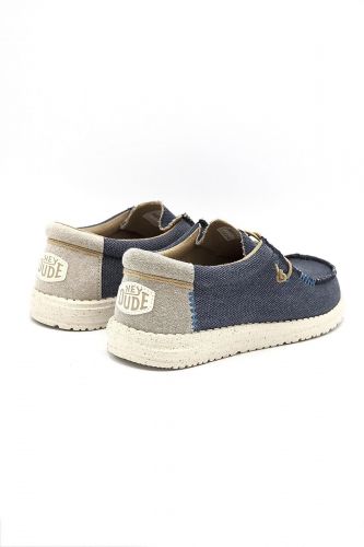 Baskets en tissu bleu marine HEY DUDE | Marine