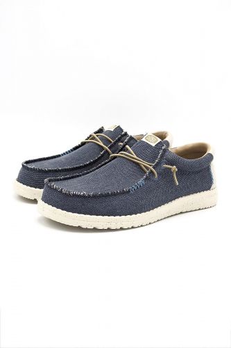 Baskets en tissu bleu marine HEY DUDE | Marine