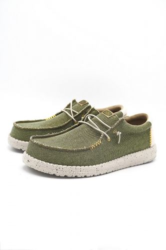 Baskets en tissu kaki HEY DUDE | Marine