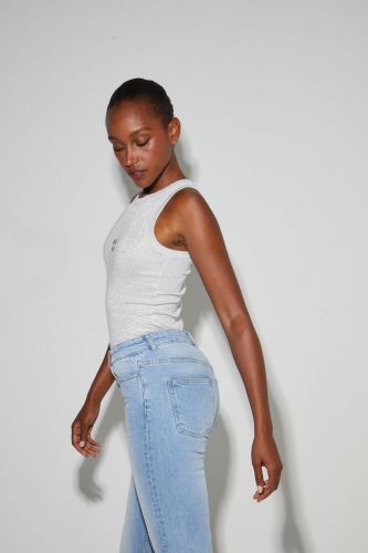 Imprévu pantalon Jeans femmes (Beckham jeans - 0801ST2 flair) - Marine | Much more than shoes