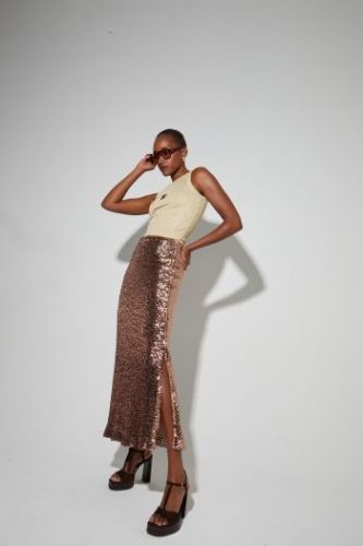 Imprévu jupe Bronze
