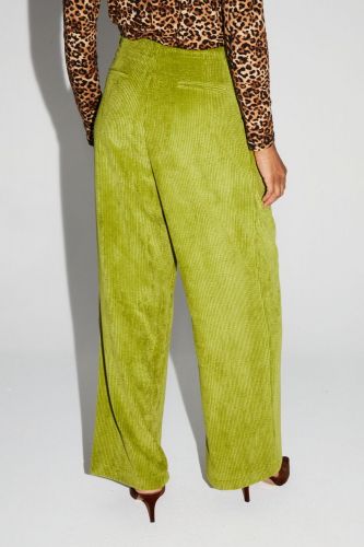 Pantalon en velours vert anis IMPREVU | Marine