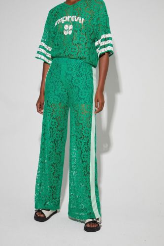 Imprévu pantalon Vert femmes (Pantalon dentelle verte  - 020207 CHARLY gazon vif) - Marine | Much more than shoes