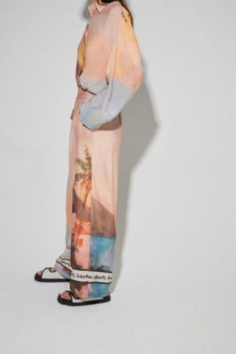 Pantalon imprimé coucher de soleil IMPREVU | Marine