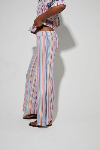 Pantalon à rayures multi IMPREVU | Marine