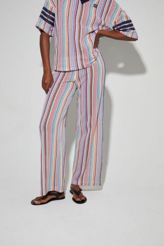 Pantalon à rayures multi IMPREVU | Marine