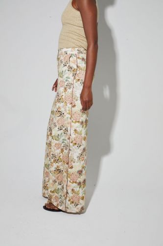 Pantalon floral vintage IMPREVU | Marine