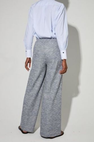 Imprévu pantalon Bleu femmes (Pantalon tricot bleu  - 040202 CHARLY tricot siviglia ) - Marine | Much more than shoes