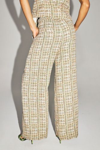 Pantalon en tweed arc-en-ciel IMPREVU | Marine