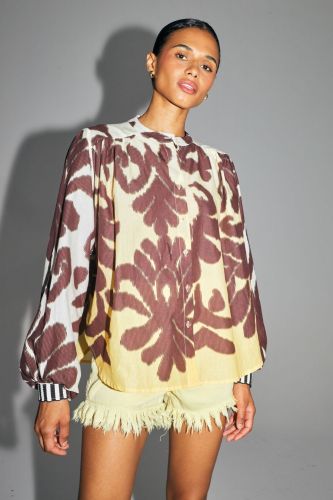 Imprévu blouse Brun