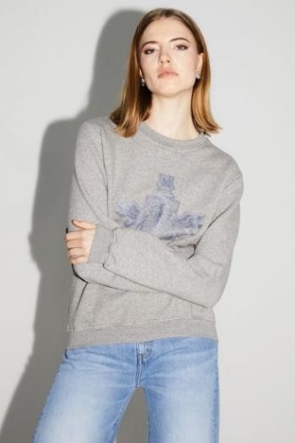 Imprévu sweat  Gris femmes (Sweat blason 