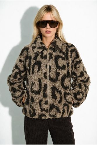 Veste bomber léo Imprevu | Marine