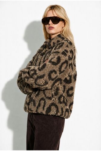 Veste bomber léo Imprevu | Marine