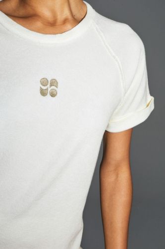 T-shirt en éponge écru IMPREVU | Marine