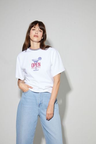 Imprévu tee-Shirt Blanc