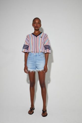 T-shirt à rayures multi IMPREVU | Marine