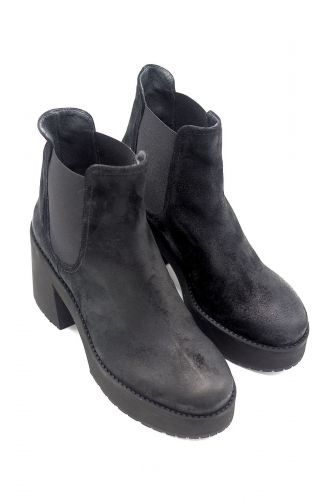 Janet&Janet boots Noir femmes (J&J-Chelsea 2 élastiques - 46900 Boots élastiques ½ talon) - Marine | Much more than shoes
