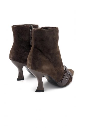 Jeannot boots Brun femmes (boots chic daim brun - 543 boots brun) - Marine | Much more than shoes