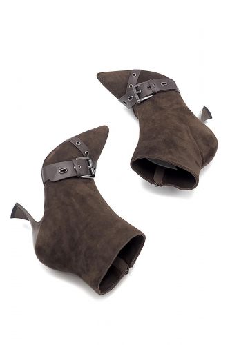 Jeannot boots Brun femmes (boots chic daim brun - 543 boots brun) - Marine | Much more than shoes