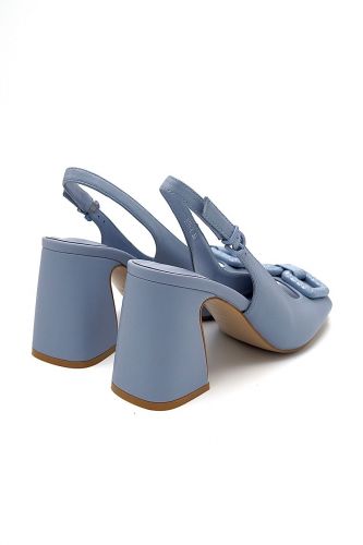 Sandale rétro turquoise JEANNOT | Marine