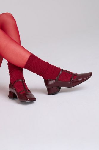 Jeannot Ballerines Bordeaux