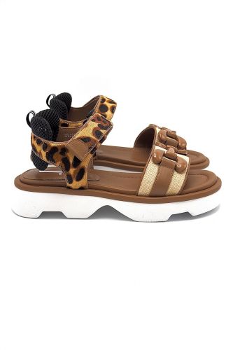 Jeannot sandale Camel