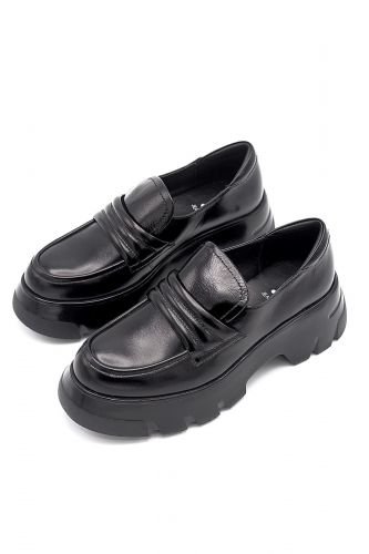 Jeannot mocassin Noir femmes (tout cuir noir - 672 moccasin noir) - Marine | Much more than shoes