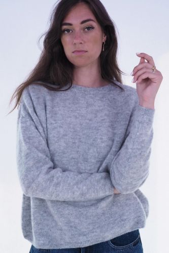 Pull en maille gris JEFF | Marine