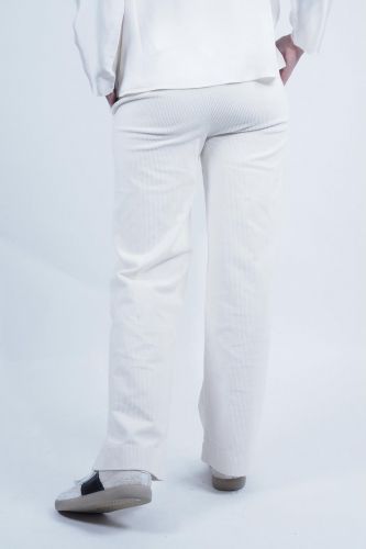 Pantalon en velours blanc JEFF | Marine