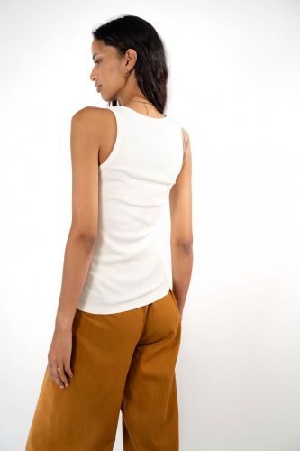 Tank top blanc JEFF | Marine