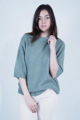 Pull en maille vert JEFF | Marine