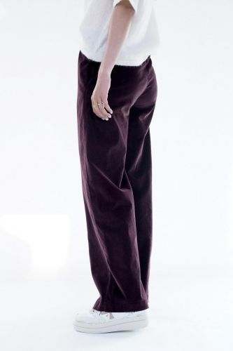 Pantalon en velours bordeau xJEFF | Marine
