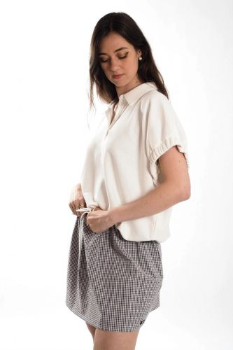 Jupe vichy JOHNY | Marine