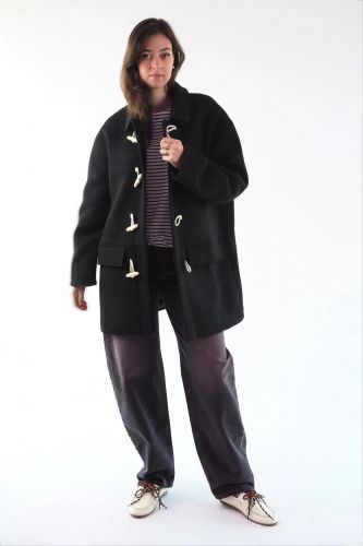 JOHNY manteau Noir