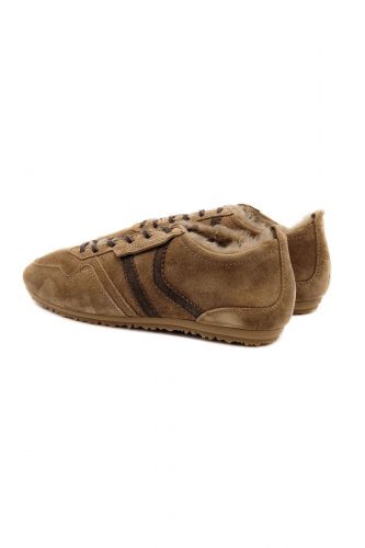 Baskets en daim camel fourrées KENNEL & SCHMENGER | Marine
