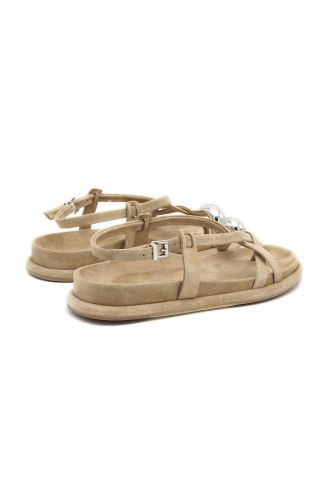 Sandale avec bague argentée pour l'orteil KENNEL & SCHMENGER | Marine