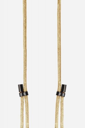 Chaine avec cordons en strass doré LCF | Marine